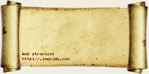 Janko Joksić vizit kartica